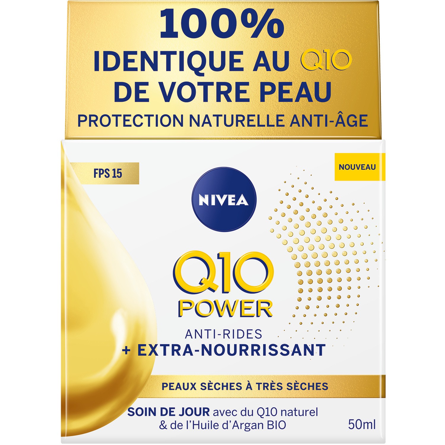 Crème jour anti-âge visage Q10