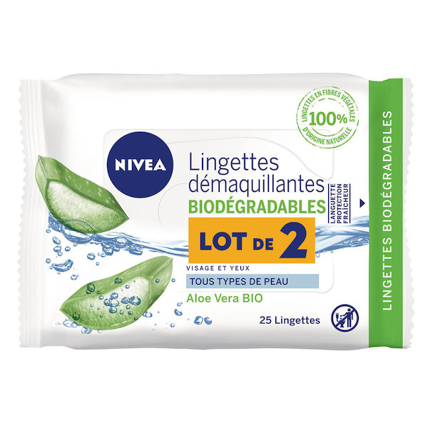 Lingettes démaquillantes biodégradables 4005900682383 