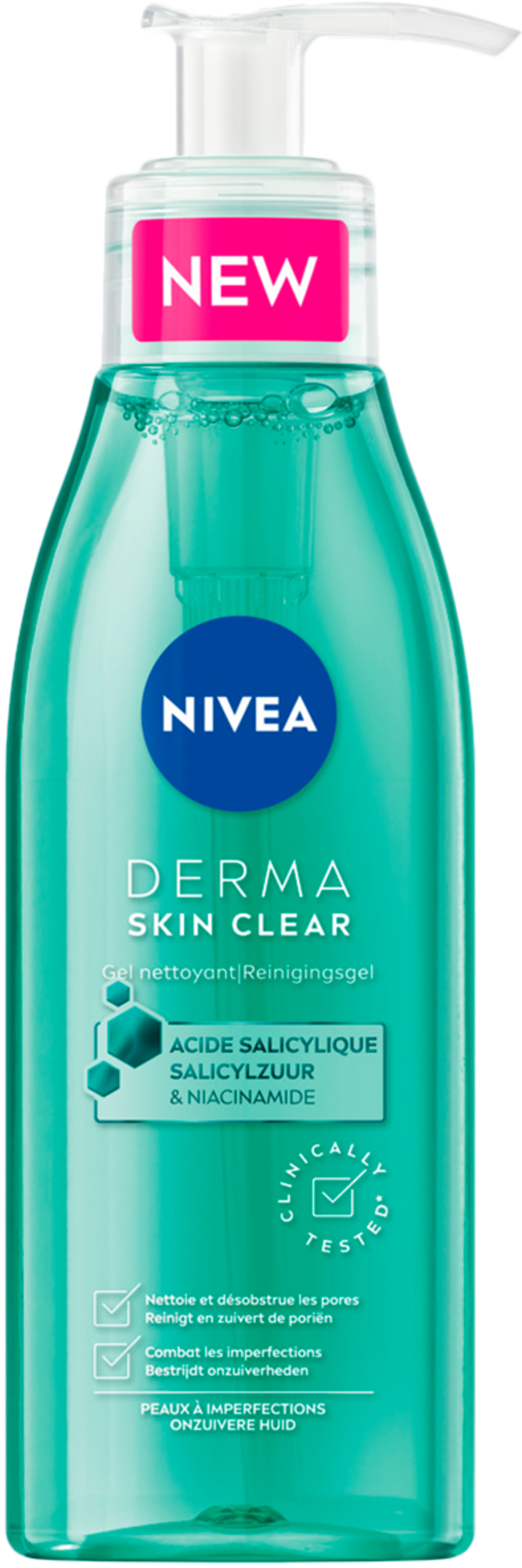 GEL NETTOYANT 4005900977953 DERMA SKIN CLEAR DE NIVEA