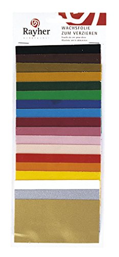 Feuille de cire - Assortiment 18 couleurs - 10 ...