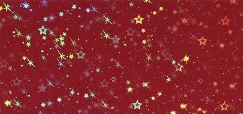 RAYHER HOBBY Rayher Hobby 3142418 hologramme - Cire d'écran, ciel étoilé, 20 x 10 cm, sous blister. 1stück, rouge code EAN 4006166235825 