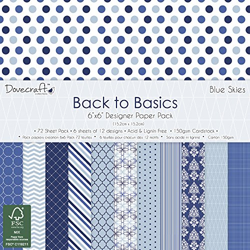 Rayher Hobby 60296000 Scrap Bloc Blue Skies, FS...