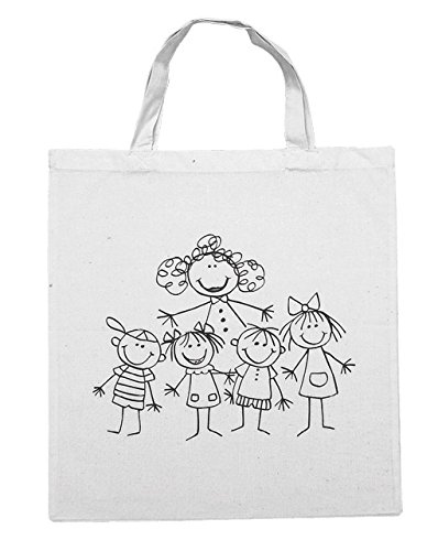 Sac - École maternelle - 38 x 42 cm, beige - 10...