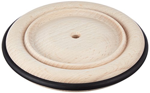 Roue en bois avec anneau de caoutchouc, plastiq...