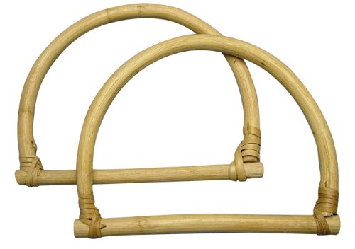 Rayher Hobby 6401000 anses de sac en bambou, 18...