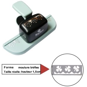 Perforatrice bordure continue trefles Rayher