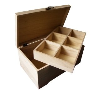 RAYHER hobby 62196000-coffret en bois avec inse...