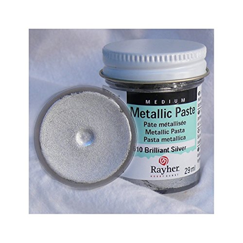 Pâte structure métallisée argent - Pot de 29 ml