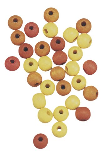 RAYHER hobby 1210600 mat-perles en bois brun sa...