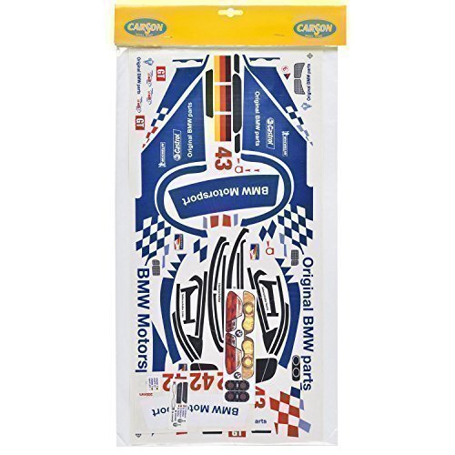 Carson Feuille décoration 1:10 BMW sports mécaniques M3 GTR ALMS Carson 69053 800012 code EAN 4006333690532 