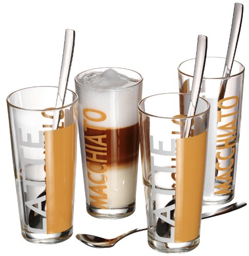 Ritzenhoff & Breker 115543 java verres à latte macchiato et cuillères 8 pièces code EAN 4006344115543 