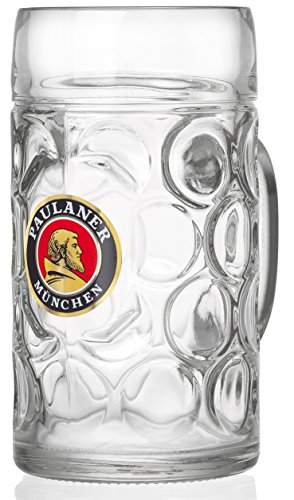 118940 chope de bière paulaner 1 l avec niveau