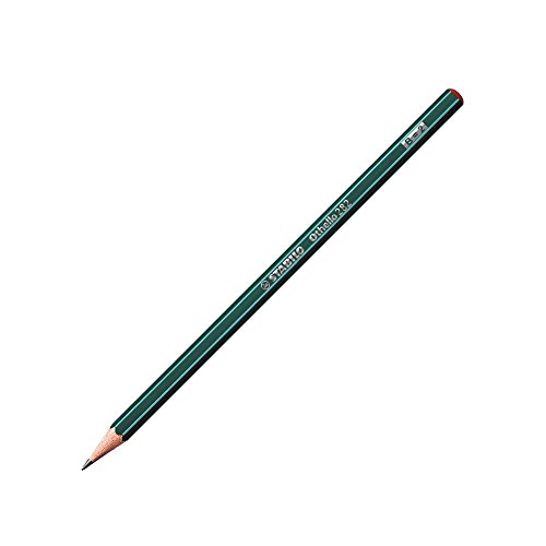 STABILO Othello - Lot de 12 crayons graphites B