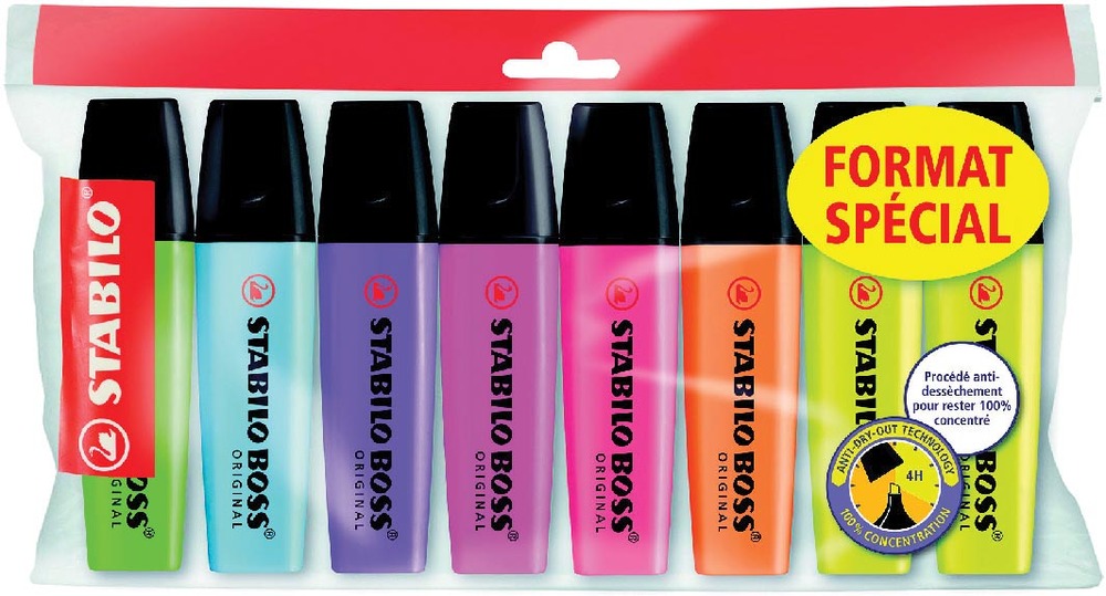 8 SURLIGNEURS “BOSS ORIGINAL”