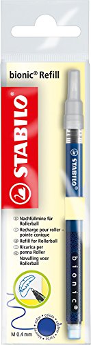 STABILO bionic - Lot de 5 recharges (encre bleue)