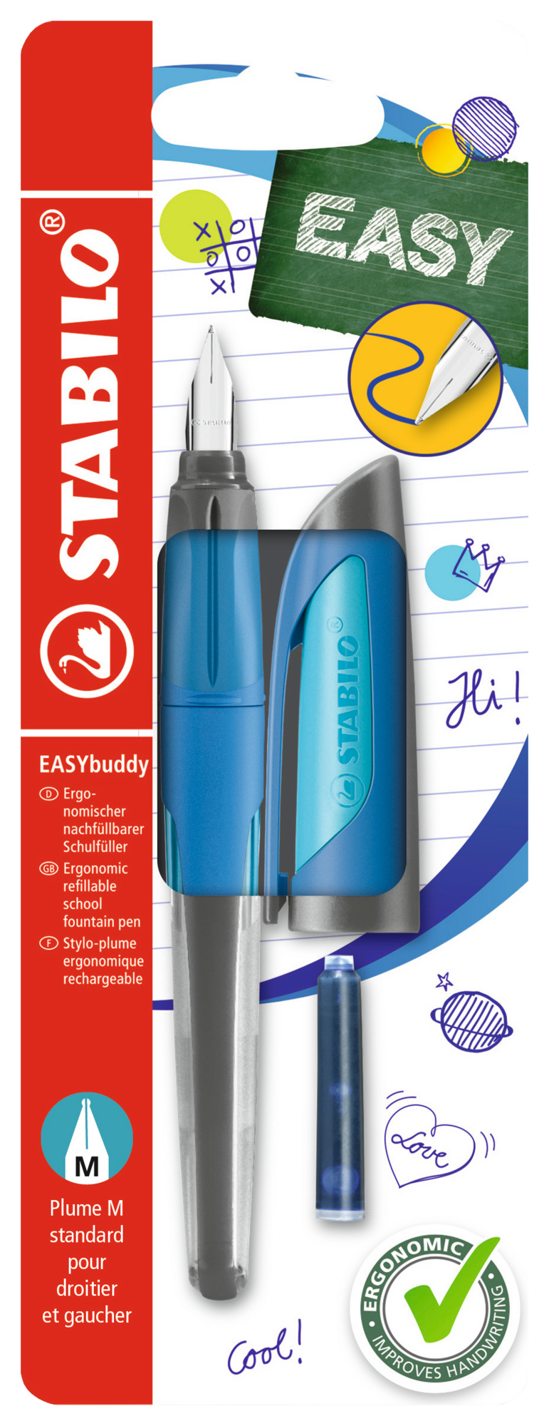 STYLO PLUME ergonomique 