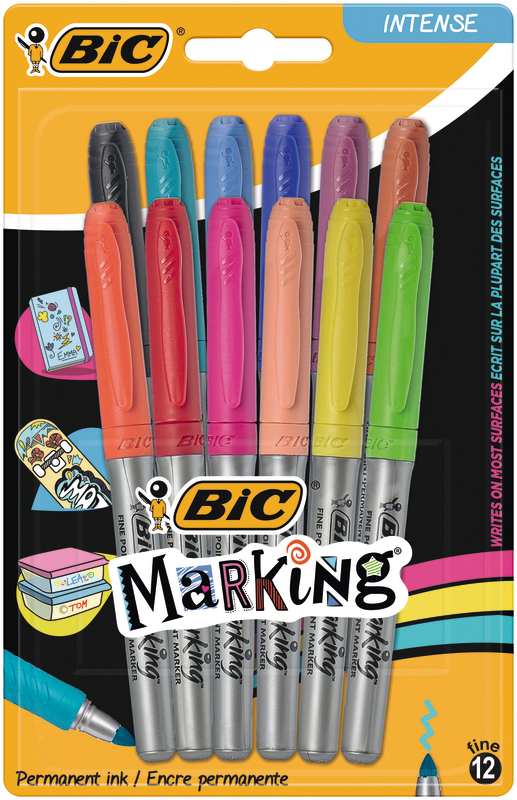 12 MARQUEURS PERMANENTS BIC