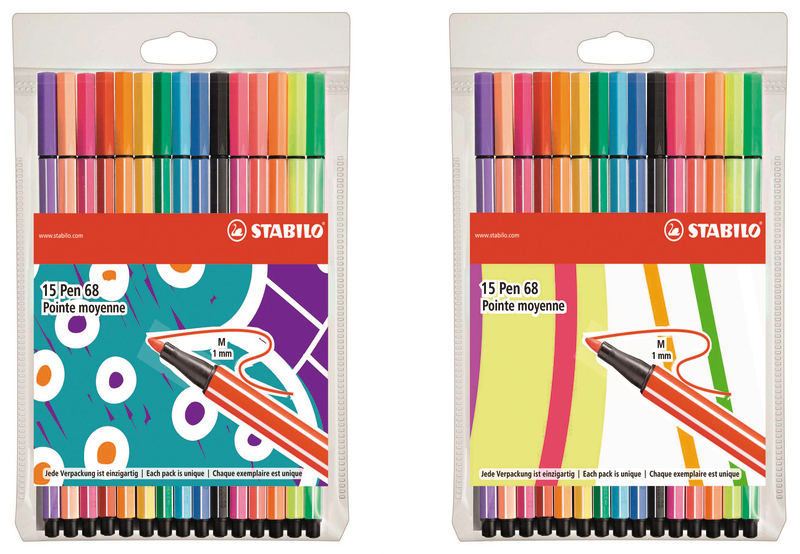 POCHETTE 15 FEUTRES D'ÉCRITURE 