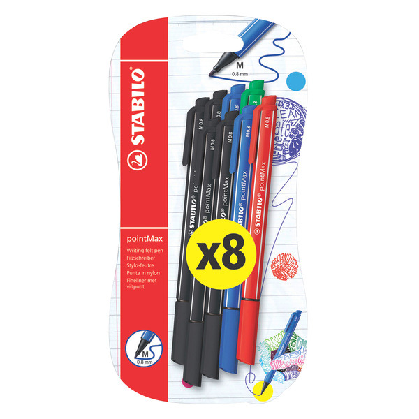 8 feutres d'écriture 