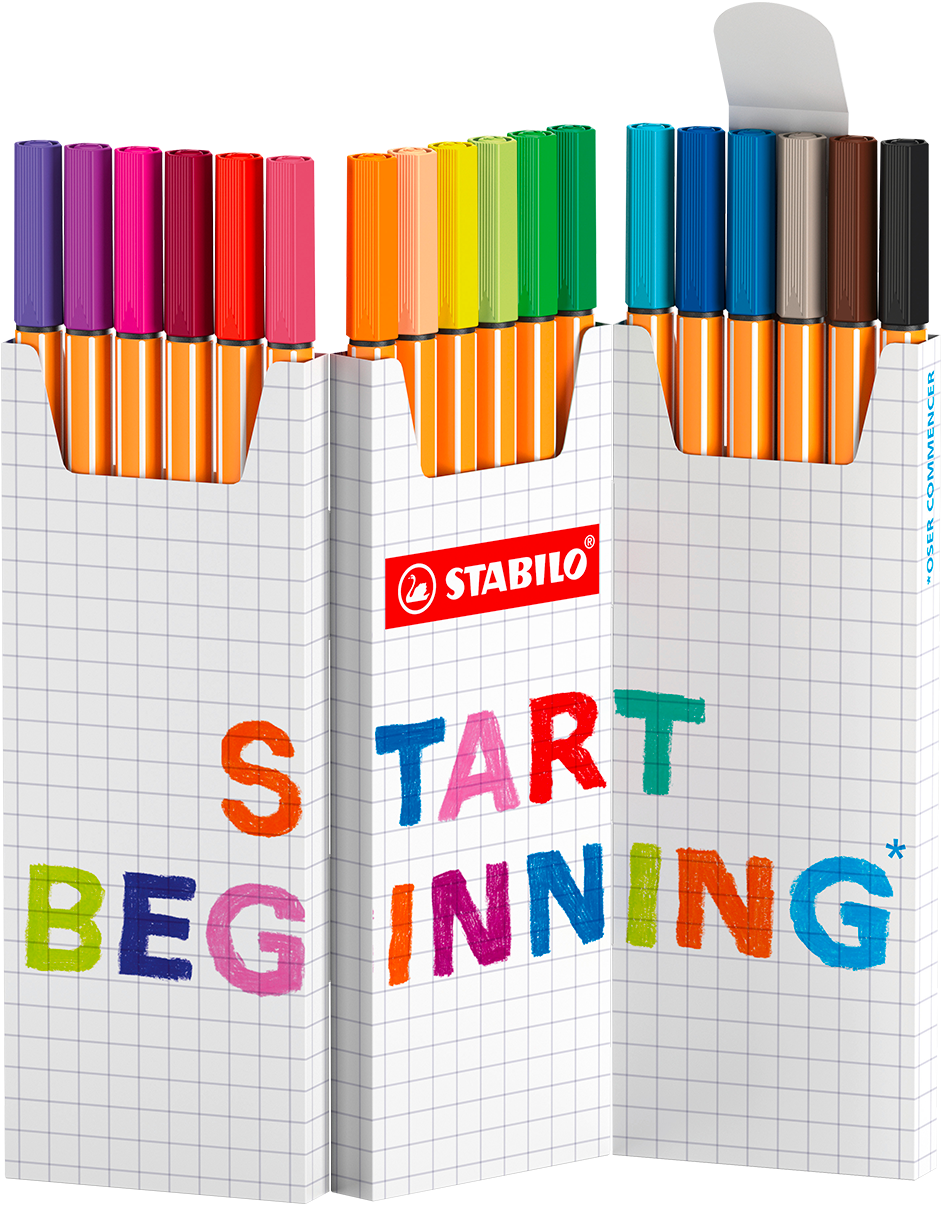 “STABILO” 18 STYLOS-FEUTRES
POINT 88 code EAN 4006381616737 