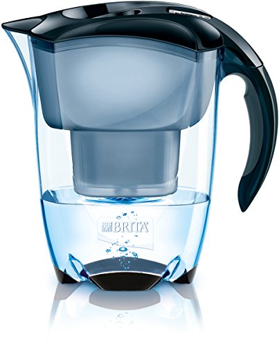 Elemaris carafe filtrante noire 2,4 l