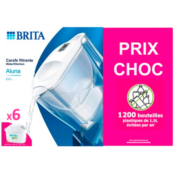  Carafe Filtrante Aluna + 6 Cartouches code EAN 4006387125912 