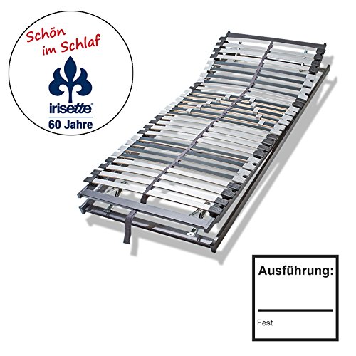 Irisette Baltrum -liegezonen sommier à lattes en bois 7 et 28, fest, 90 x 190 cm 4006474276909 (4006474276909)