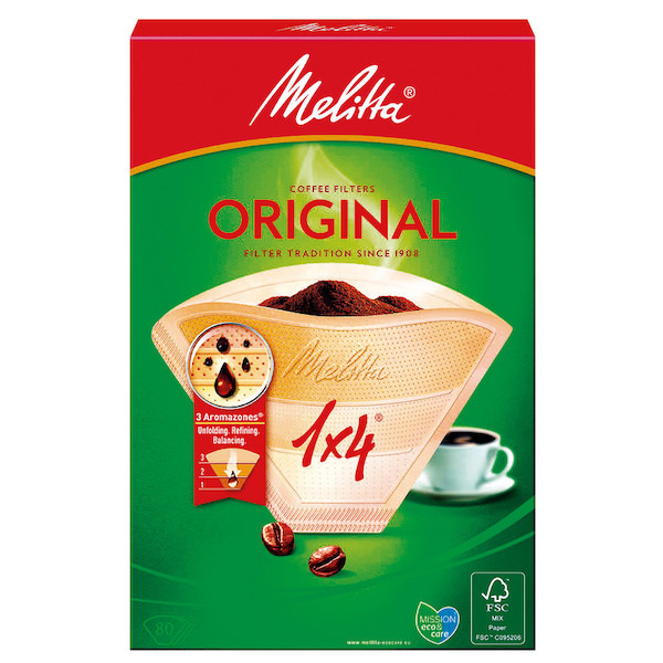 melitta FILTRES À CAFÉ ORIGINAL 1X4 code EAN 4006508122394 