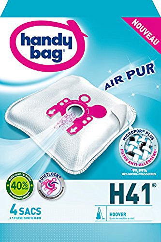 Handy Bag H41 sac aspirateur microfibre anti-allergène + filtre moteur hoover télios sensory code EAN 4006508186914 