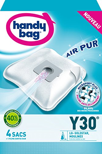 Y30 sac aspirateur microfibre anti-allergène + filtre moteur lg v3310 4006508187096 Handy Bag Y30 sac aspirateur microfibre anti-allergène + filtre moteur lg v3310 4006508187096 Handy Bag
