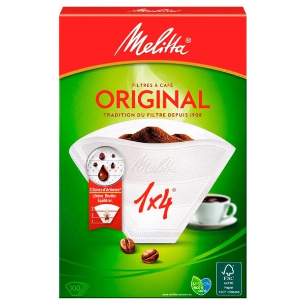  Filtre À Café 1X4 Melitta code EAN 4006508200139 