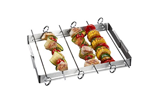 Ge89279 rack à brochettes barbecue acier inoxyd...