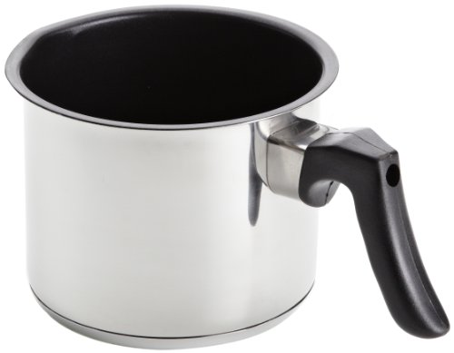 2112b casserole à lait 12 cm avec bec verseur inox