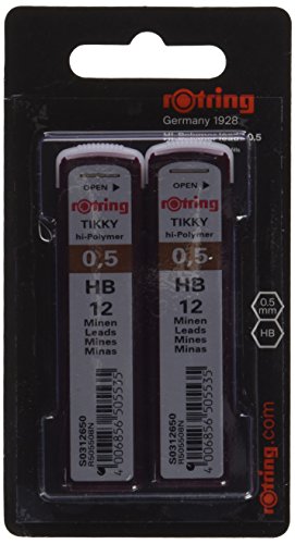- etui de 12 mines hb pour porte-mine tikky 0,5...