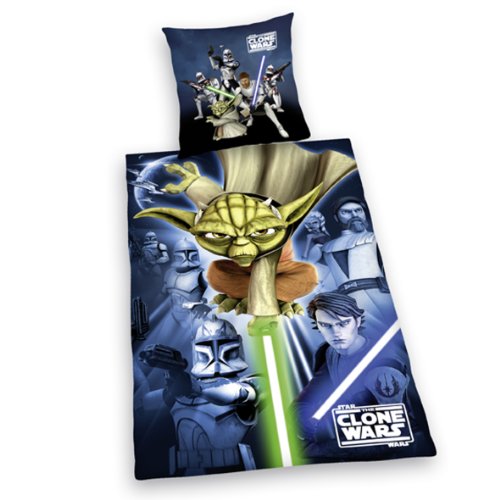 Parure de lit clone wars en flanelle