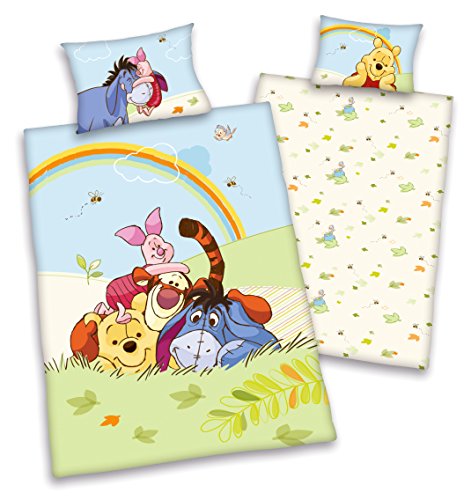 Parure de lit bébé Disney Winnie l'Ourson Diffé...