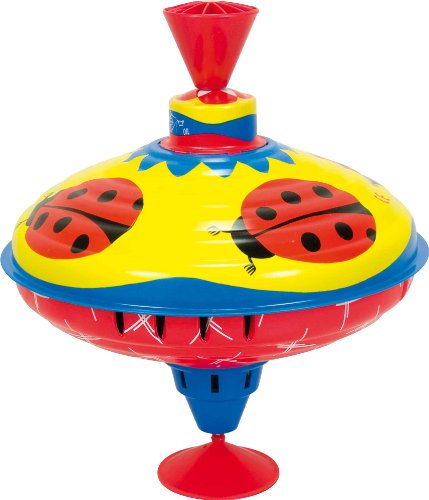 - 3027 - jouet premier age - toupie coccinelle
