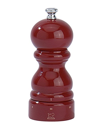 Paris u'select moulin à sel laqué rouge sombre ...