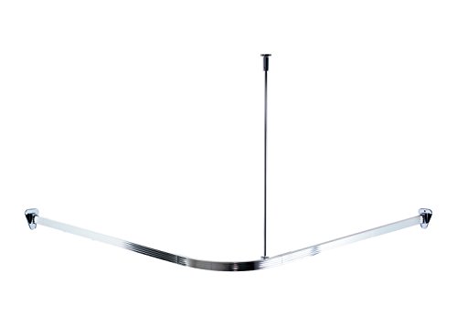 Ridder 525000-350 barre de douche arrondie aluminium brillant 90 x 90 x 90 cm code EAN 4006956546032 