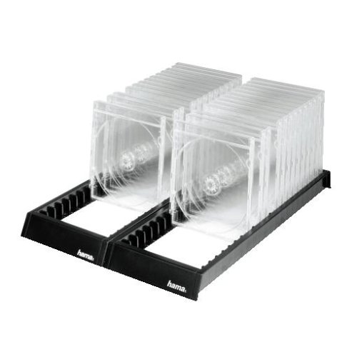 Hama - flipper 44 - rail de rangement cd - capacité : 44 cd - noir code EAN 4007249480002 