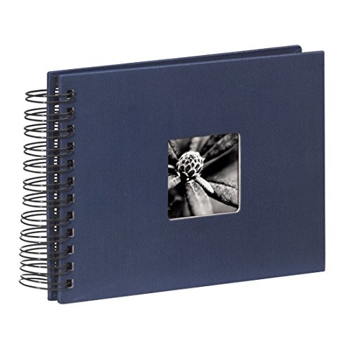 Fine art album photo à spirales 24 x 17/50 bleu