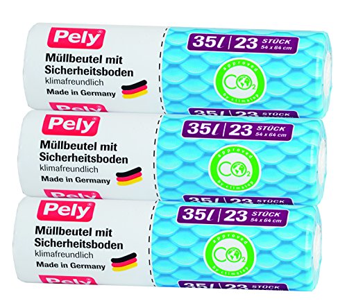 pely Pely 8506 Lot de 23 sacs poubelle écologiques avec fond renforcé 35 l code EAN 4007519085067 