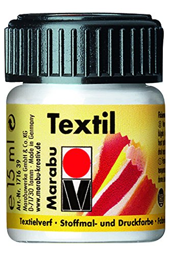 070 15 ml peinture textil, blanc