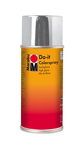 Pochoir motif do - il brillant spray - argenté