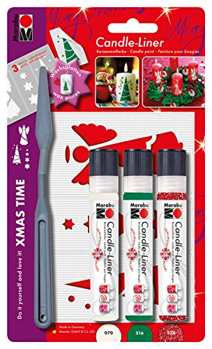 Peinture pour bougies 