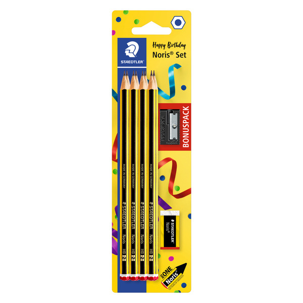 STAEDTLER 8 crayons graphite + 1 gomme + 1 taille crayon code EAN 4007817080443 