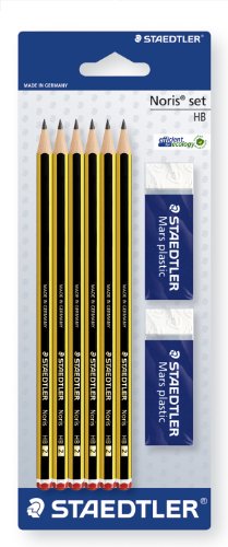 - noris 120 - blister 6 crayons graphite hb + 2...