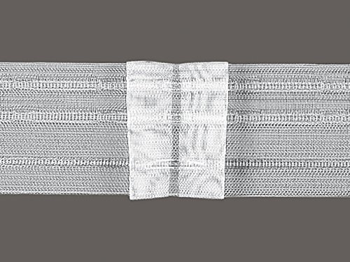 avec ruban fronceur 5 cm de large, volltranspar...