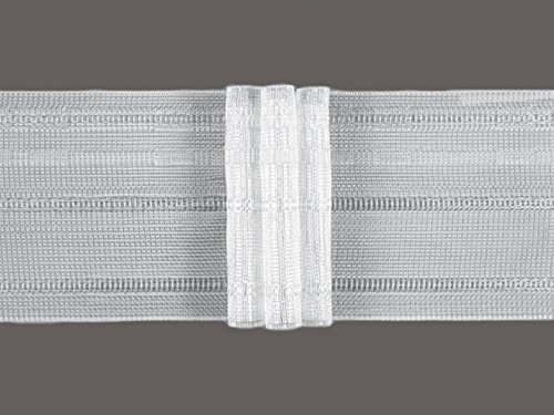 avec ruban fronceur 75 mm de largeur, volltrans...