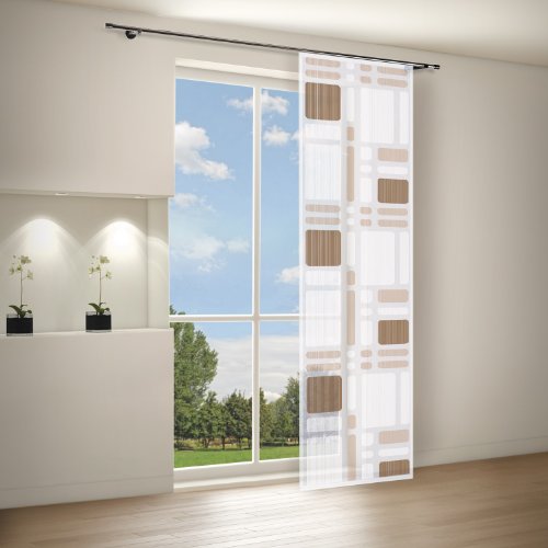 Voilage/Rideau/Panneau Virginie/Panneau couliss...